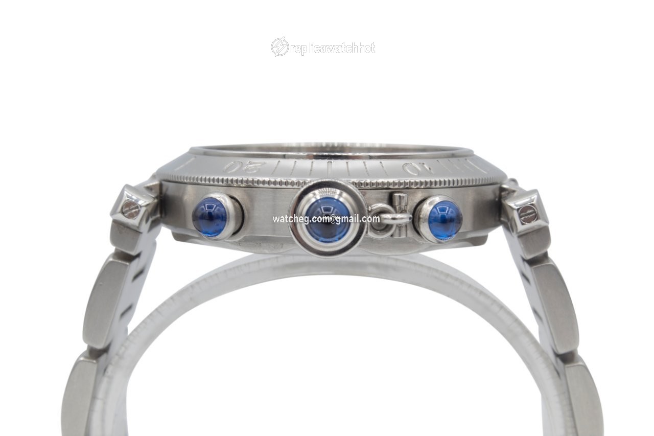 Cartier Pasha Mens watch Unisex Quartz Steel 1050 2
