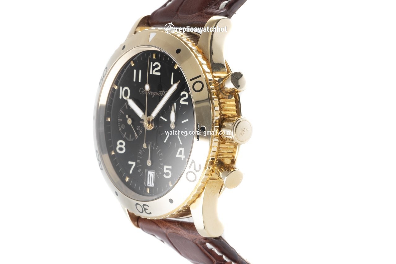 Breguet Type XX - XXI - XXII Mens watch Unisex Automatic Yellow gold 3820 2