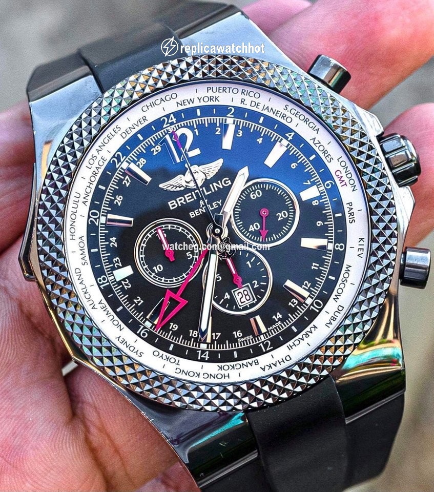 Breitling Bentley GMT Mens watch Unisex Automatic Steel M4736212 B919 2