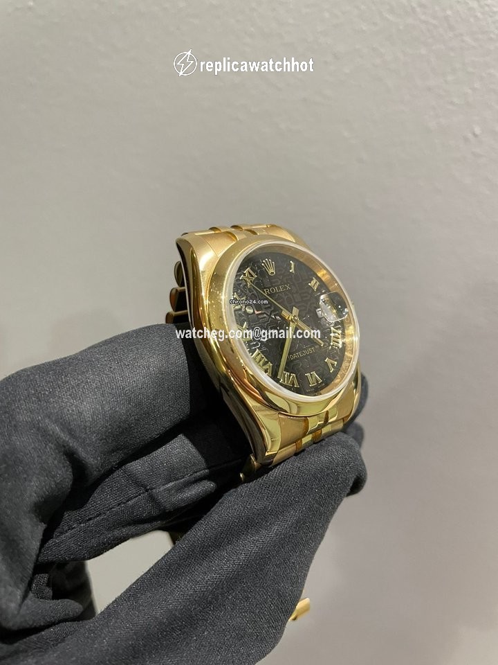 Rolex Datejust 36 Mens watch Unisex Yellow gold Automatic 116208 2