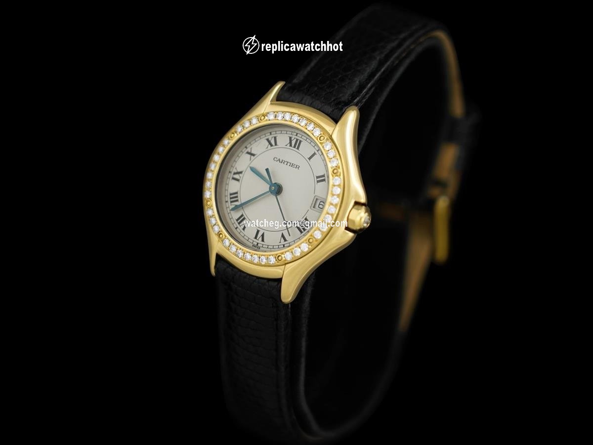 Cartier Cougar Womens watch Quartz Yellow gold 7980 2