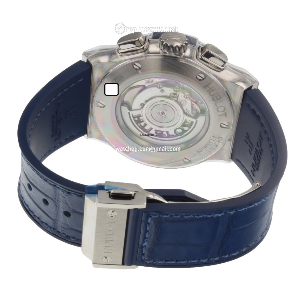 Hublot Classic Fusion Blue Mens watch Unisex Automatic Titanium 521NX7170LR 2