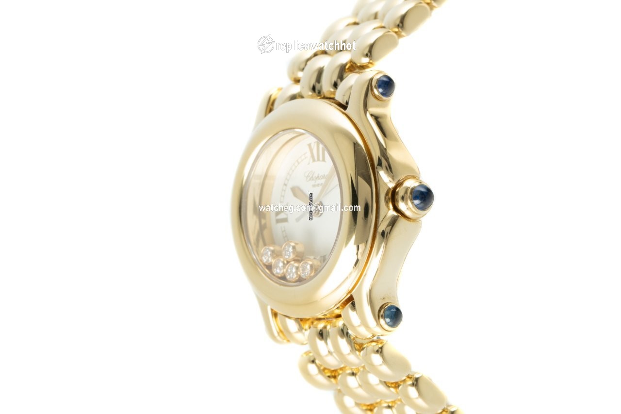 Chopard Happy Sport Womens watch Quartz Yellow gold 27 6150-23 2