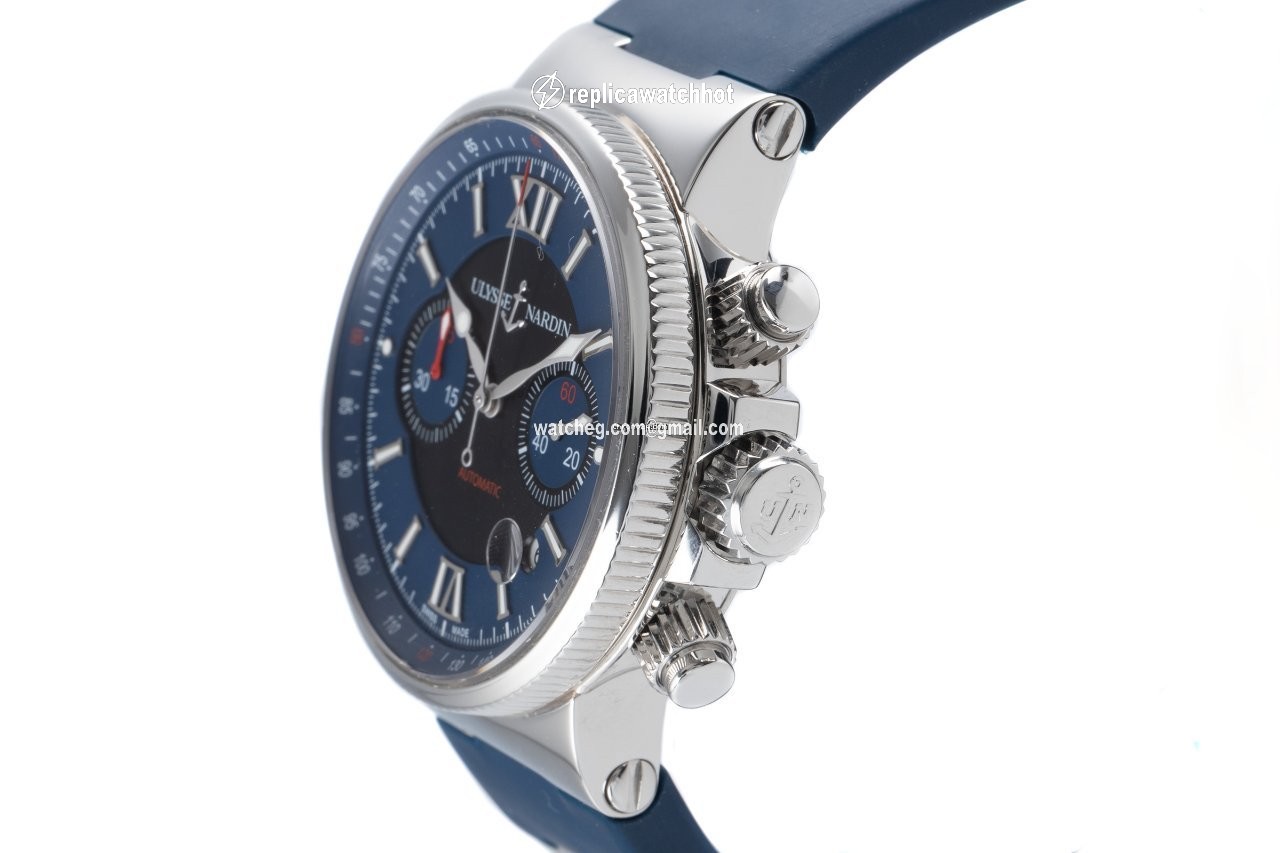 Ulysse Nardin Marine Chronograph Mens watch Unisex Automatic Steel 353-66 2