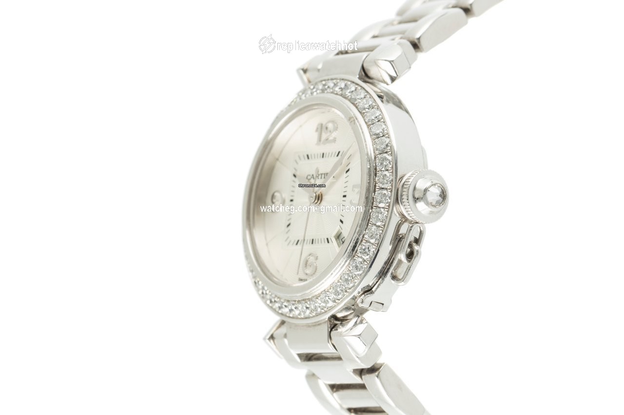 Cartier Pasha Womens watch Automatic White gold 2398 2