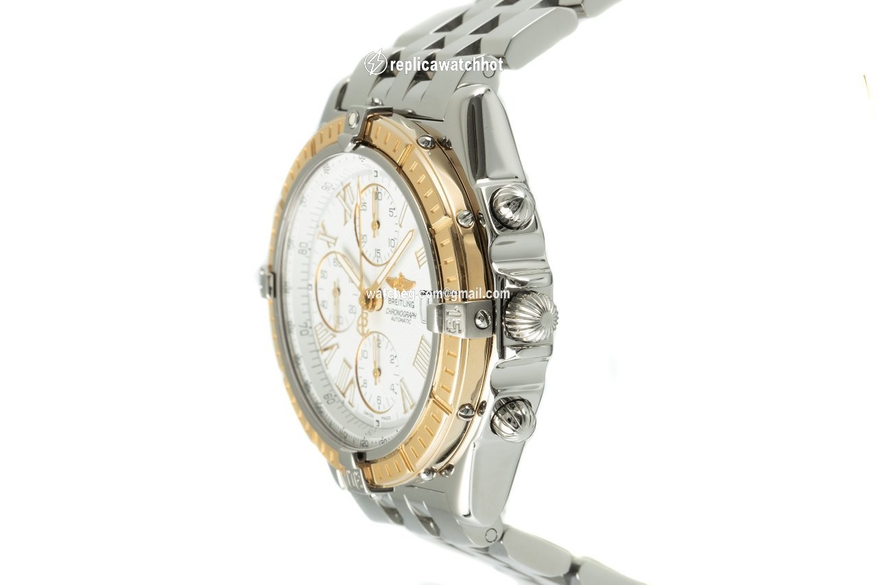Breitling Crosswind Racing Mens watch Unisex Automatic Gold Steel D13055 2