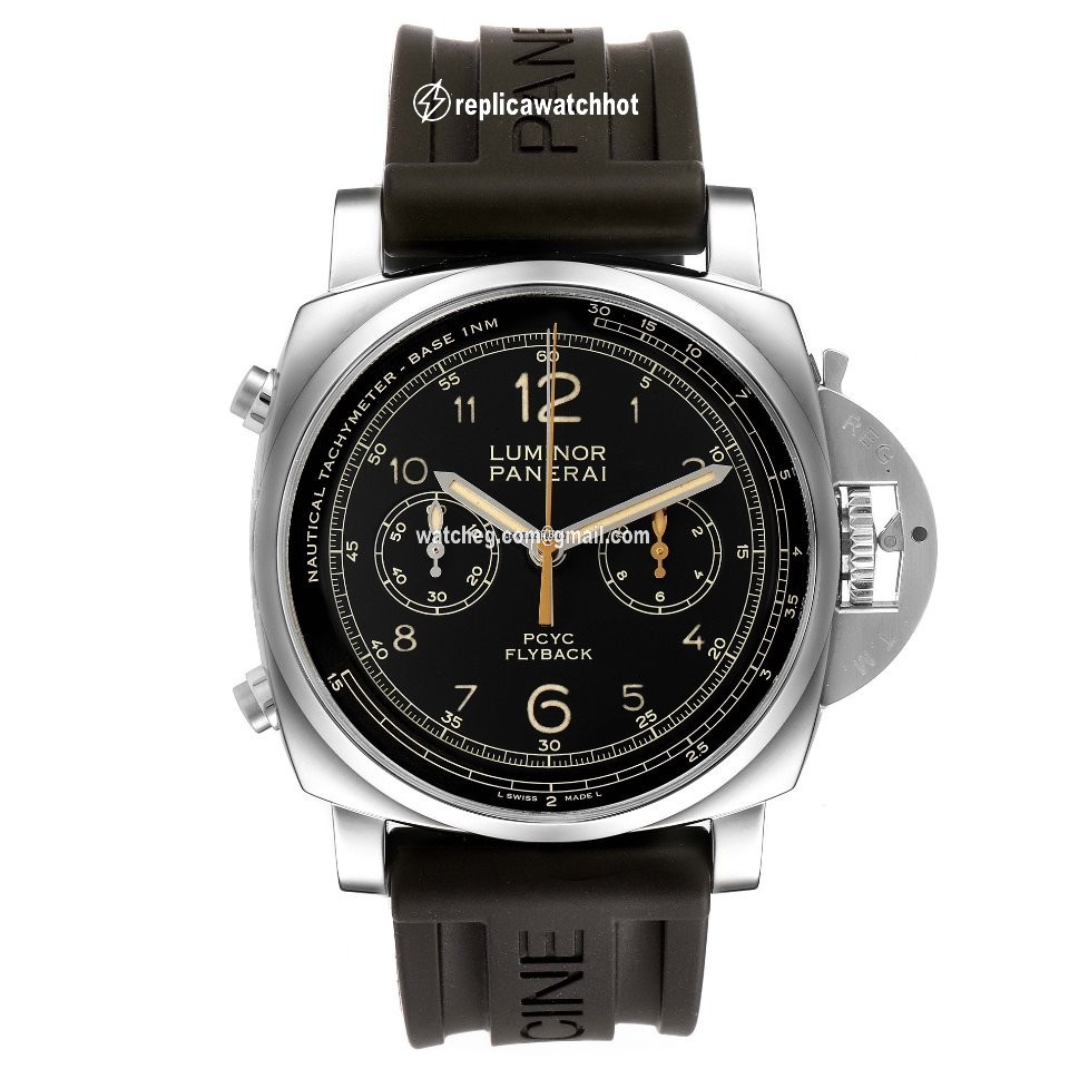 Panerai Luminor 1950 3 Days Chrono Flyback Mens watch Unisex Automatic Steel PAM00653 2