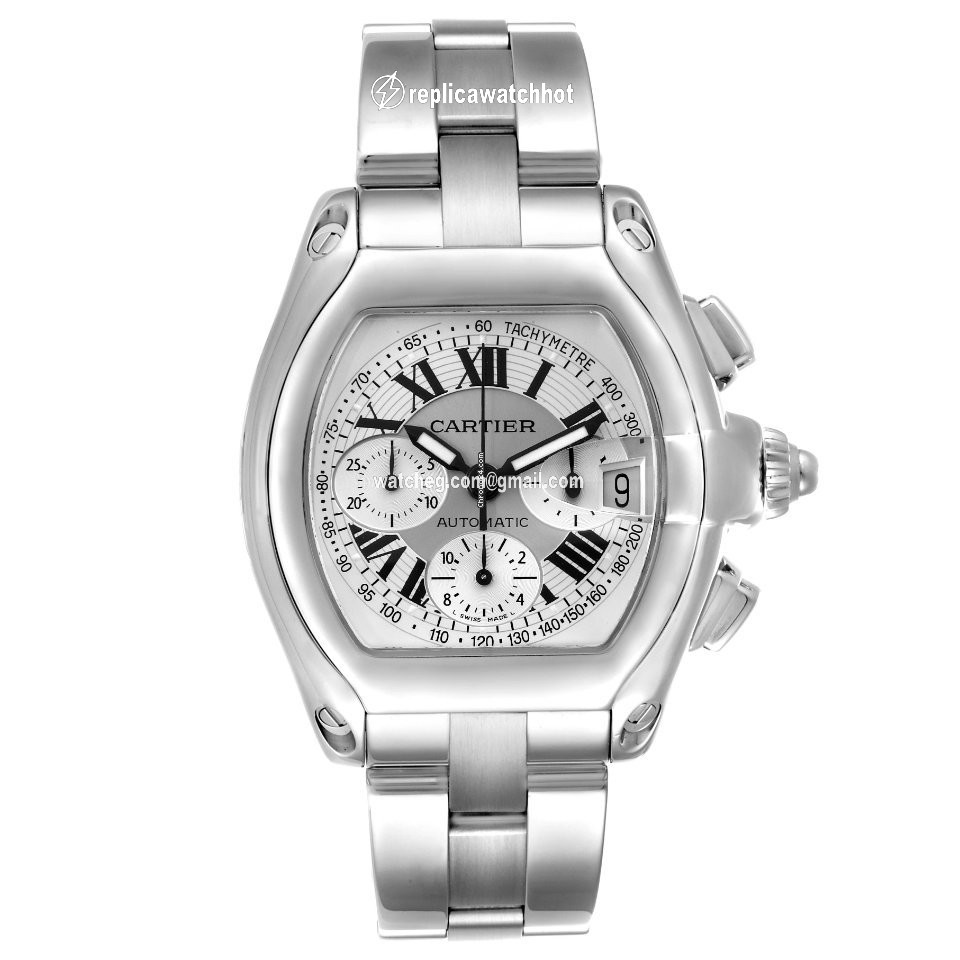 Cartier Roadster Mens watch Unisex Automatic Steel W62006X6 2