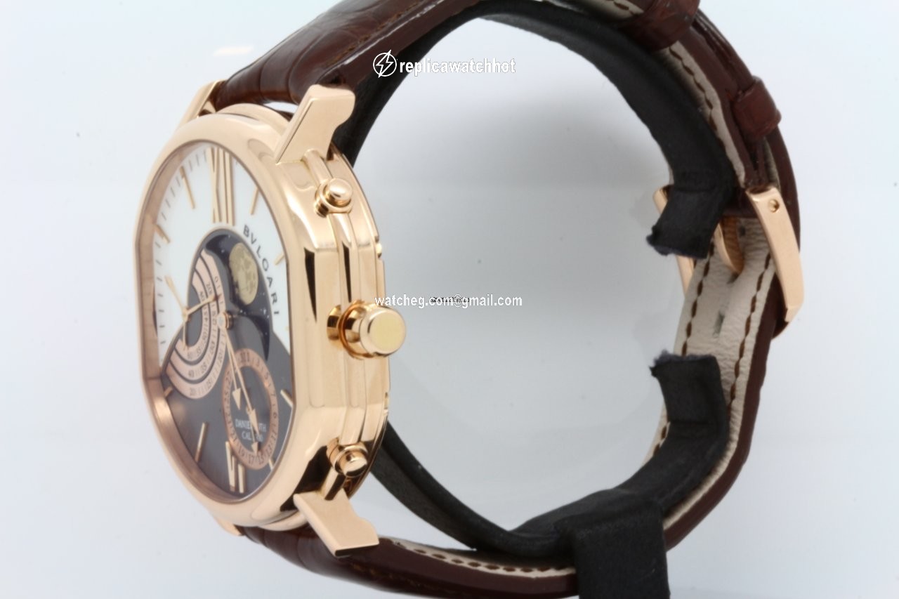 Bulgari Daniel Roth Mens watch Unisex Manual winding Rose gold BRRP46C14GLDMP 2