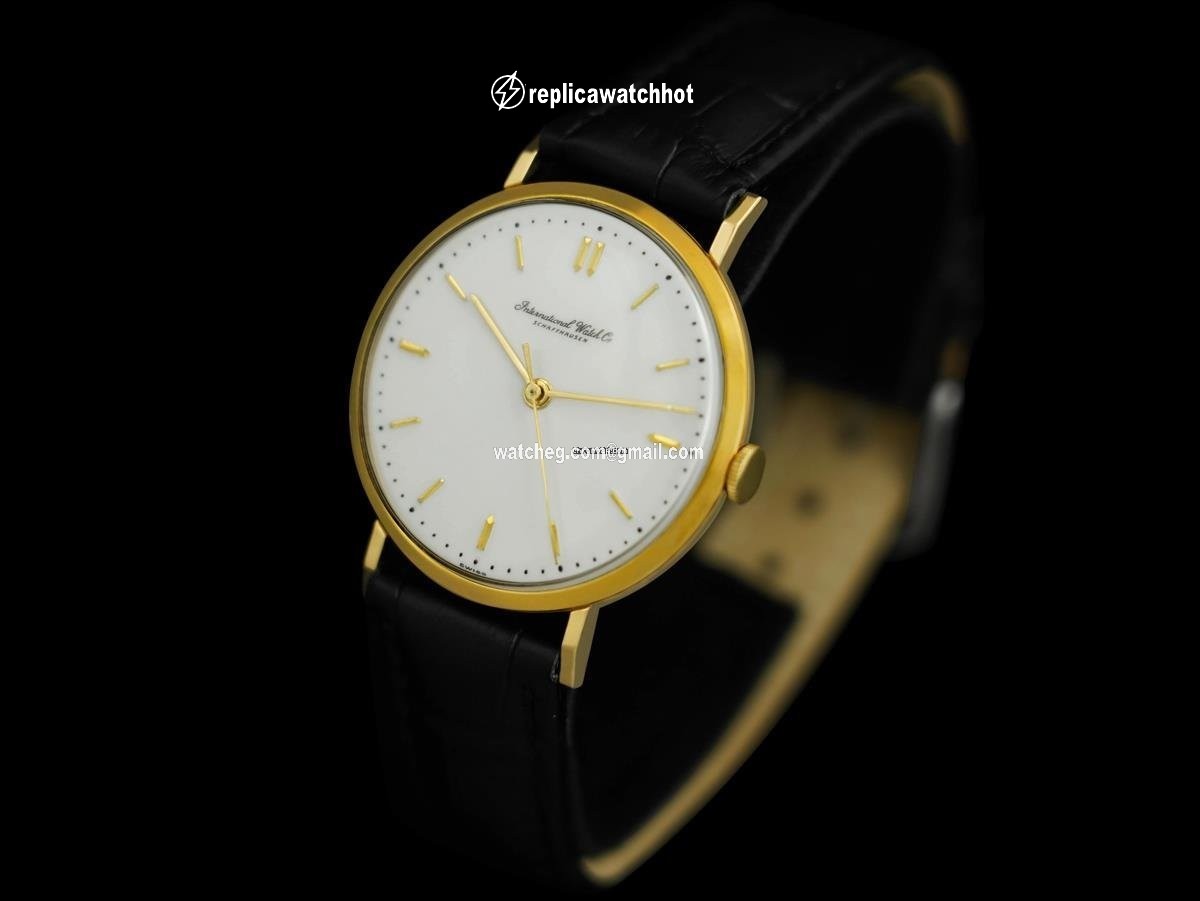 IWC Mens watch Unisex Manual winding Yellow gold 8091 2