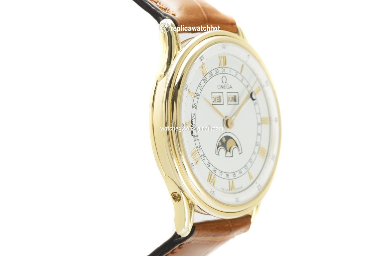 Omega Mens watch Unisex Automatic Yellow gold 156.003 2