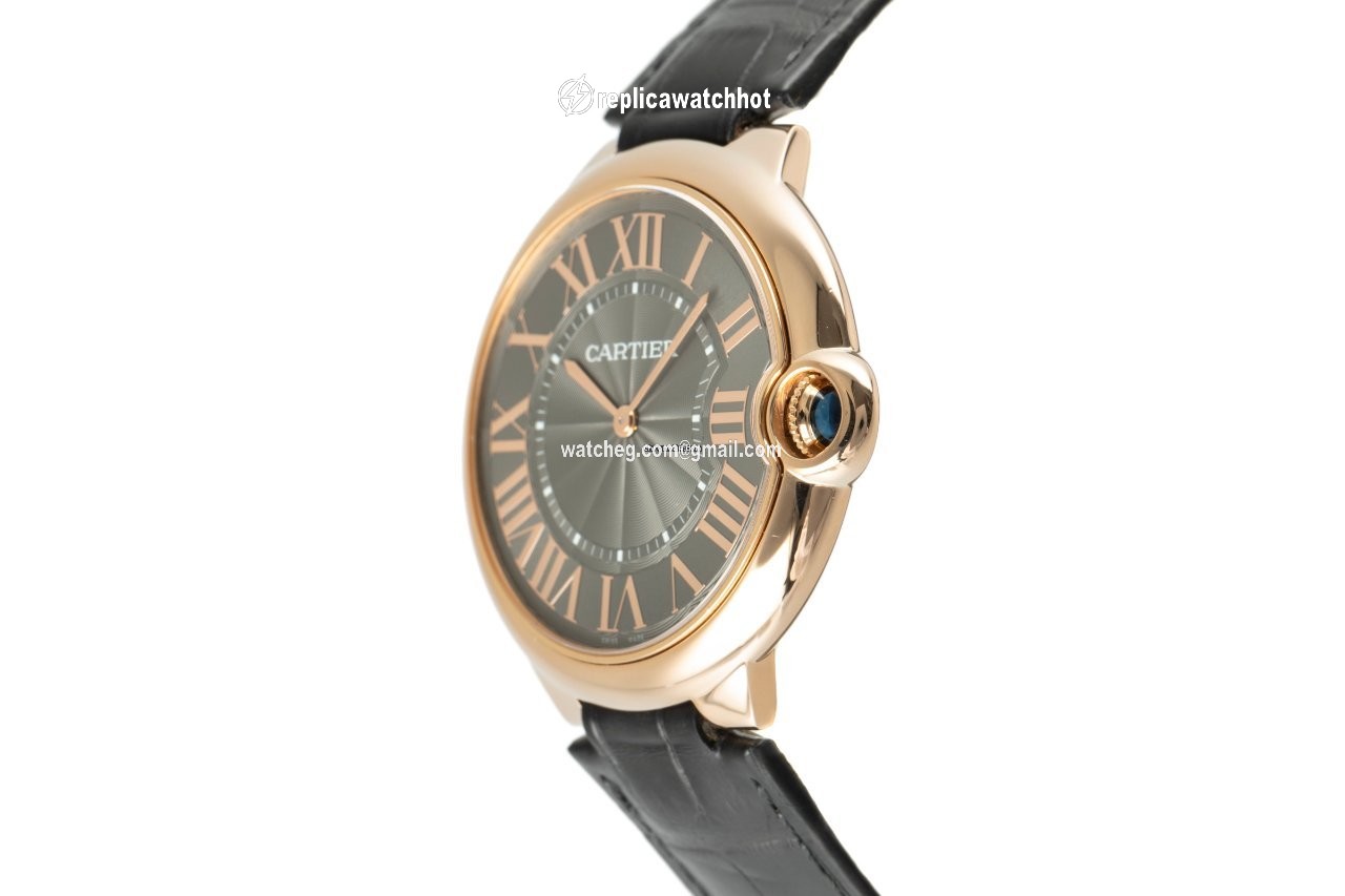 Cartier Ballon Bleu Mens watch Unisex Manual winding Red gold 3661 2
