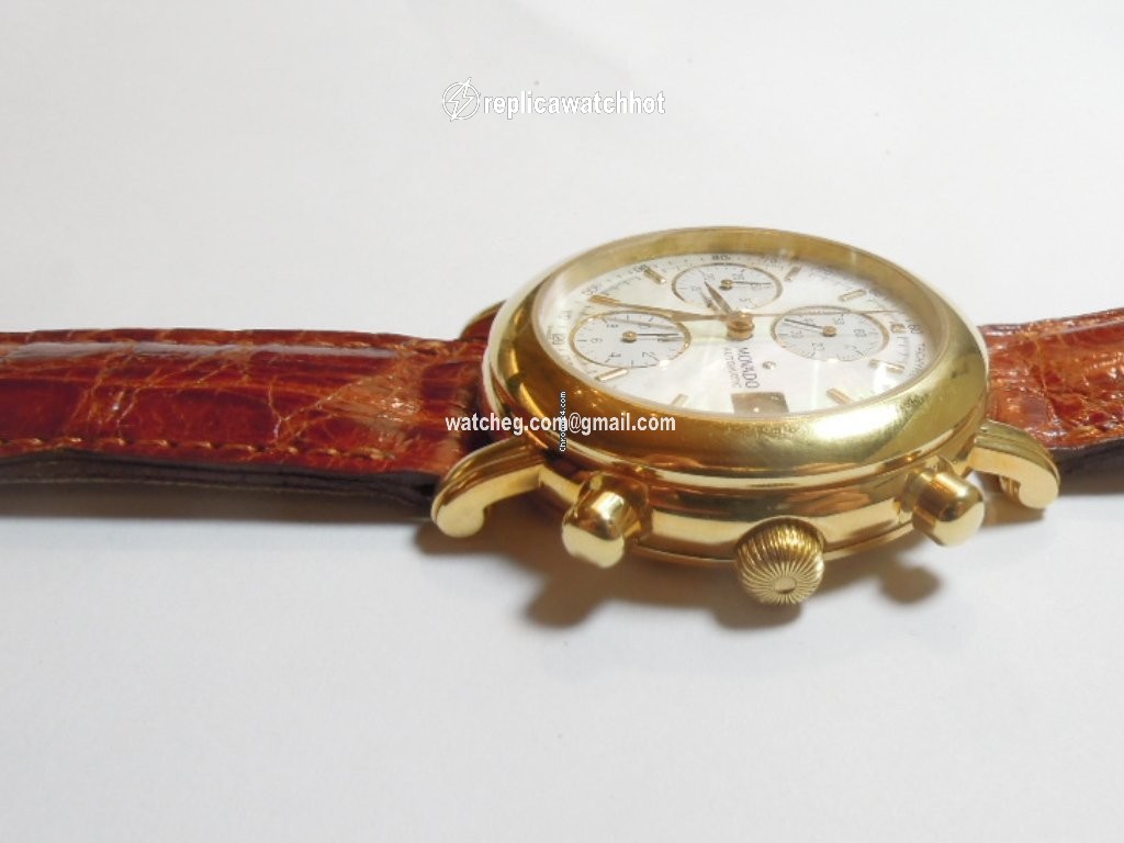 Movado Mens watch Unisex Automatic Yellow gold movado cronografo 1881 2