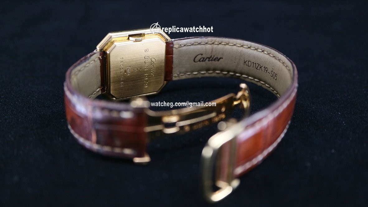 Cartier Mens watch Unisex Manual winding Yellow gold 780992616 2
