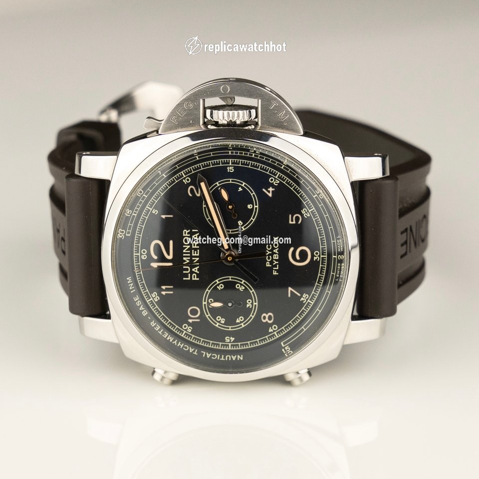 Panerai Luminor 1950 3 Days Chrono Flyback Mens watch Unisex Automatic Steel PAM 00653 2