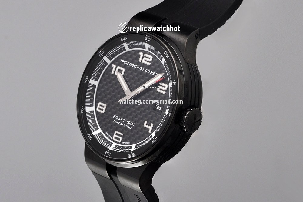 Porsche Design Flat Six Automatic Steel P6351 2