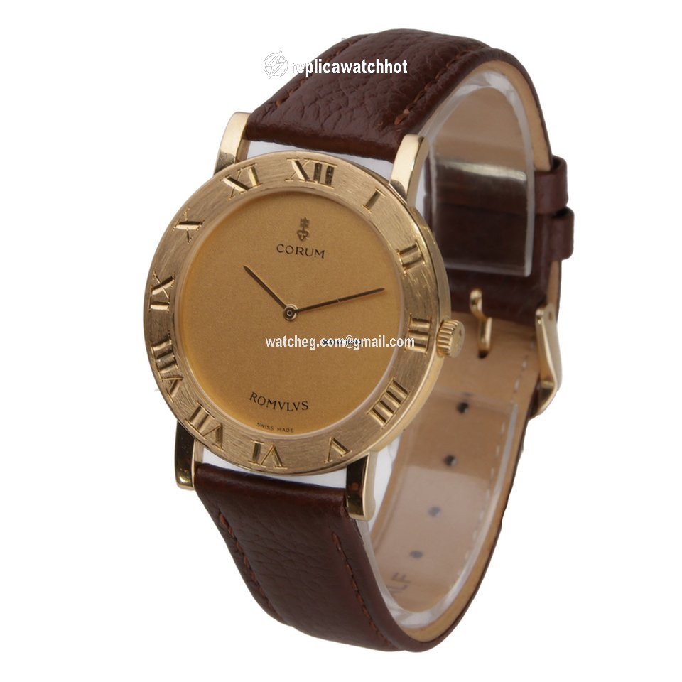 Corum Romvlvs Mens watch Unisex Quartz Yellow gold 50.501.56 2