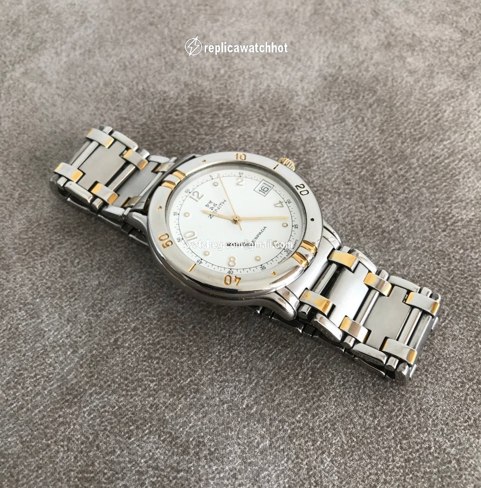 Zenith El Primero Espada Mens watch Unisex Quartz Gold Steel 59.0140.337 2