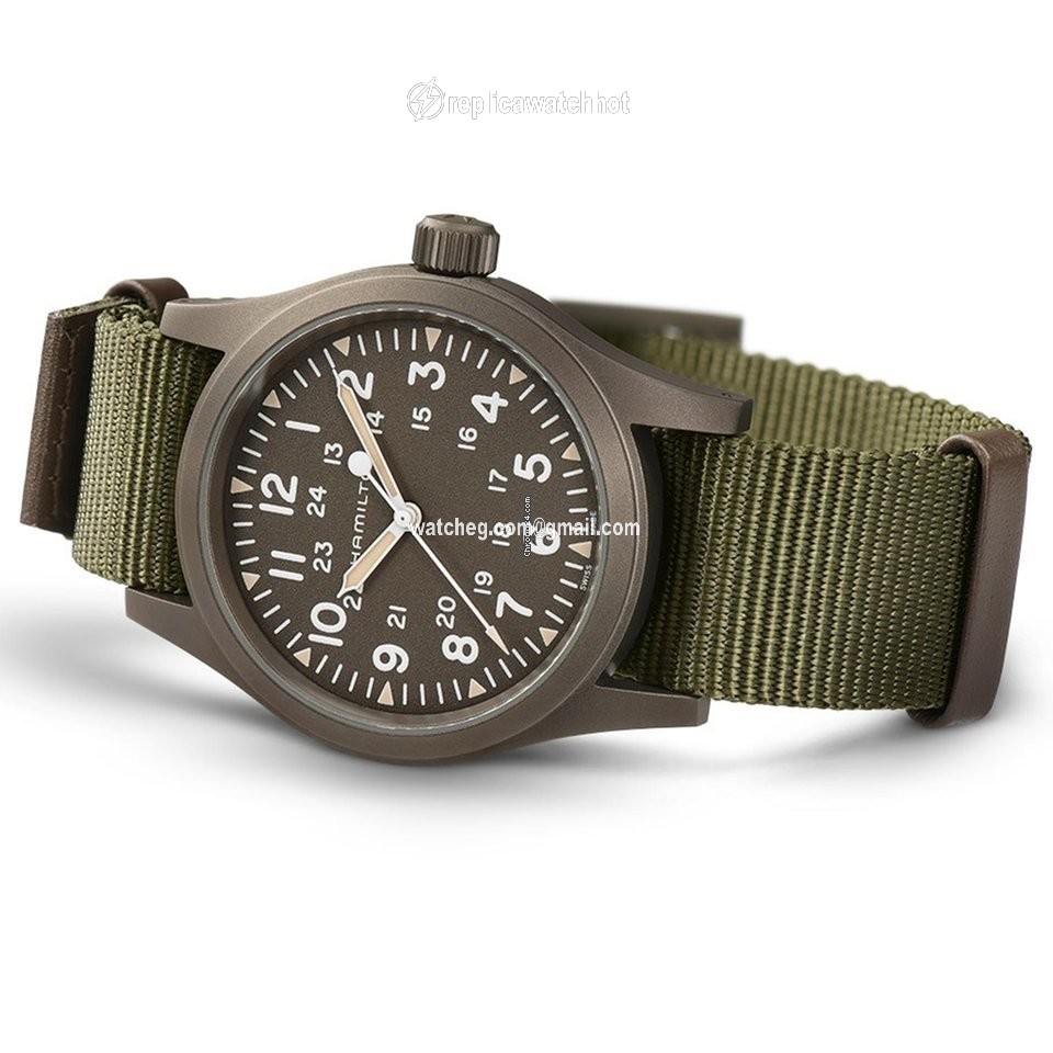 Hamilton Khaki Field Mens watch Unisex Manual winding Steel H69449961 2