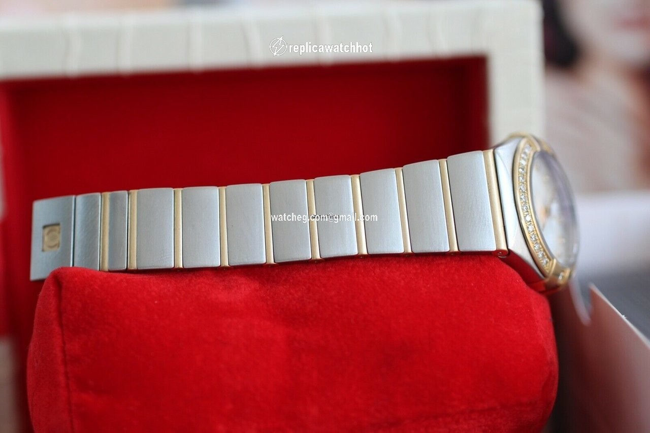 Omega Constellation Quartz Womens watch Quartz Gold Steel 123.25.27.60.55.003 2