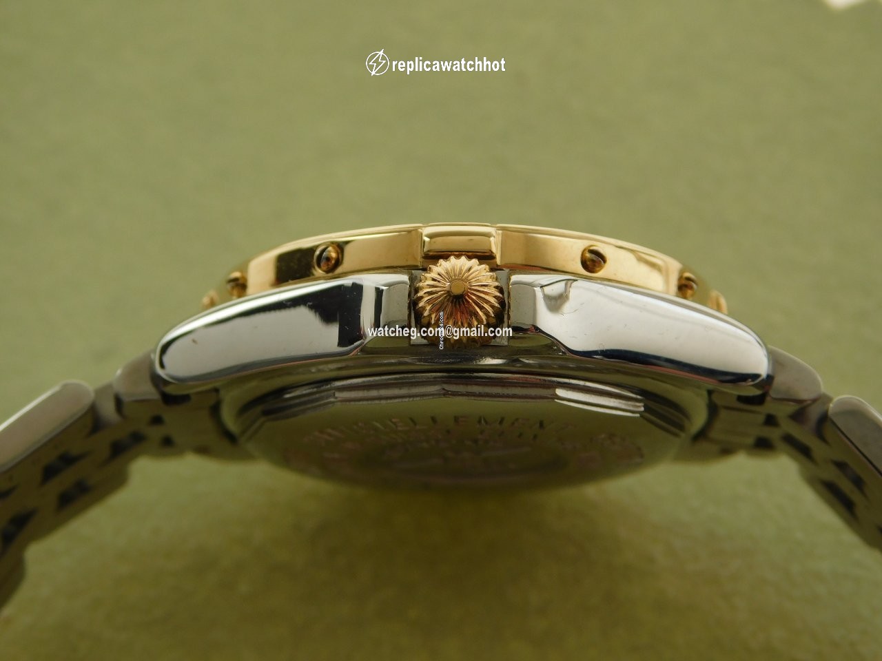 Breitling Cockpit Lady Womens watch Quartz Gold Steel D 67365 2