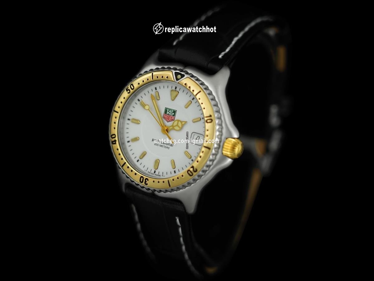 TAG Heuer Mens watch Unisex Quartz Gold Steel 8182 2