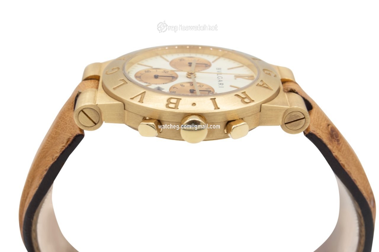 Bulgari Diagono Mens watch Unisex Quartz Yellow gold CH 35 G 2