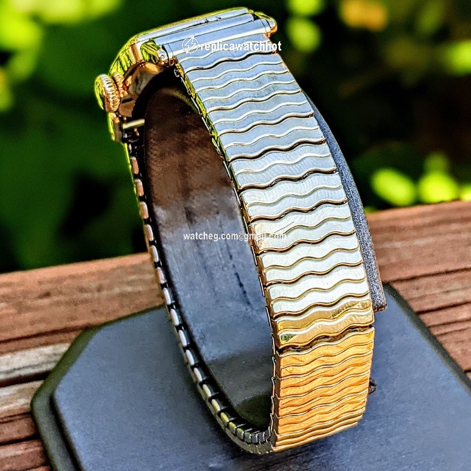 Hamilton Mens watch Unisex Manual winding Gold Steel Hamilton Grade 980 2