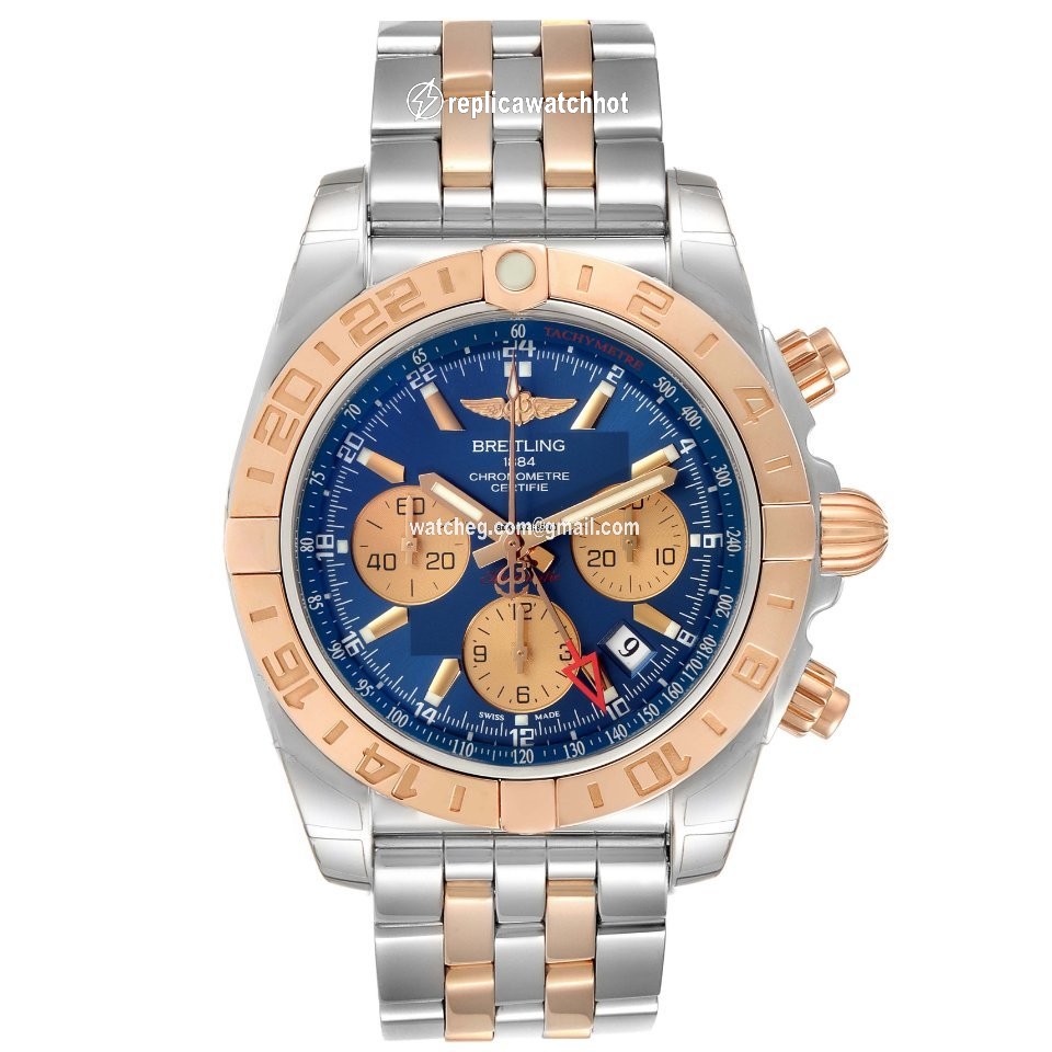 Breitling Mens watch Unisex Automatic Gold Steel CB042012 BB86 2