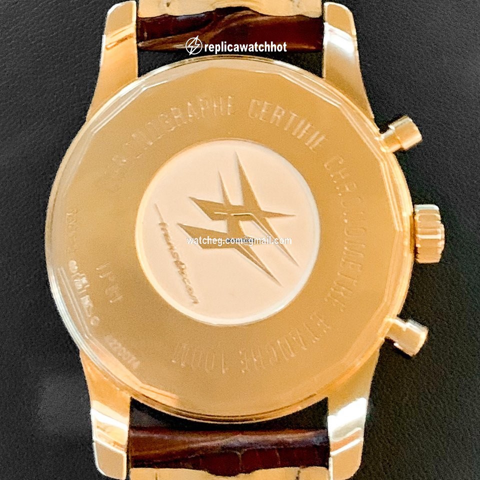 Breitling Transocean Chronograph Unitime Mens watch Unisex Automatic Rose gold RB0510U0-A733 2