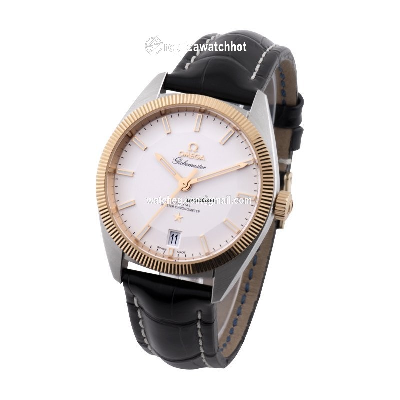Omega Globemaster Mens watch Unisex Automatic Gold Steel 130.23.39.21.02.001 2