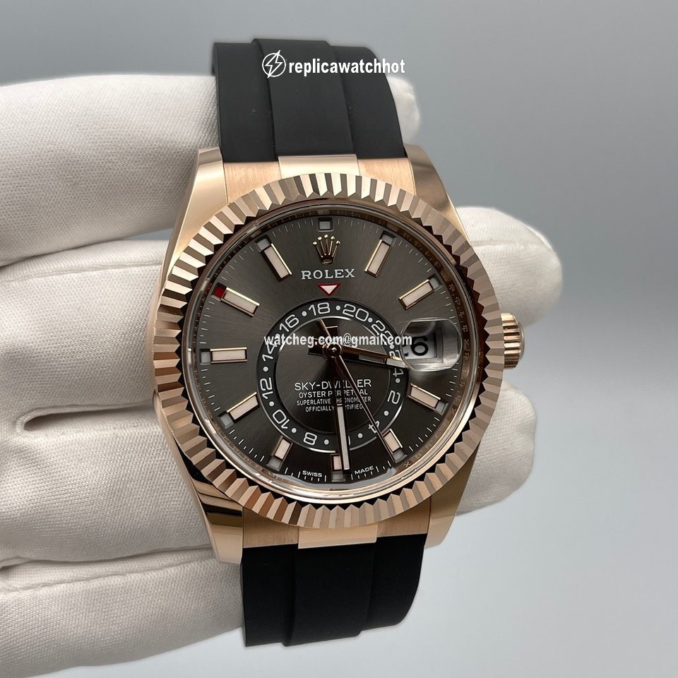 Rolex Sky-Dweller Mens watch Unisex Rose gold Automatic 326235-0006 2