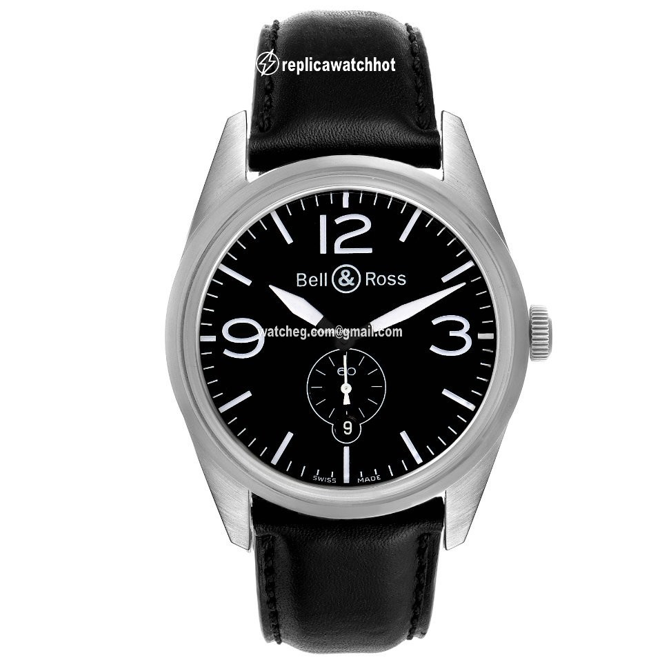 Bell & Ross Vintage Mens watch Unisex Automatic Steel BR123-95-SS 2