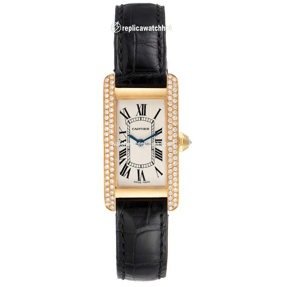 Cartier Tank Americaine Womens watch Quartz Yellow gold WB701251 2