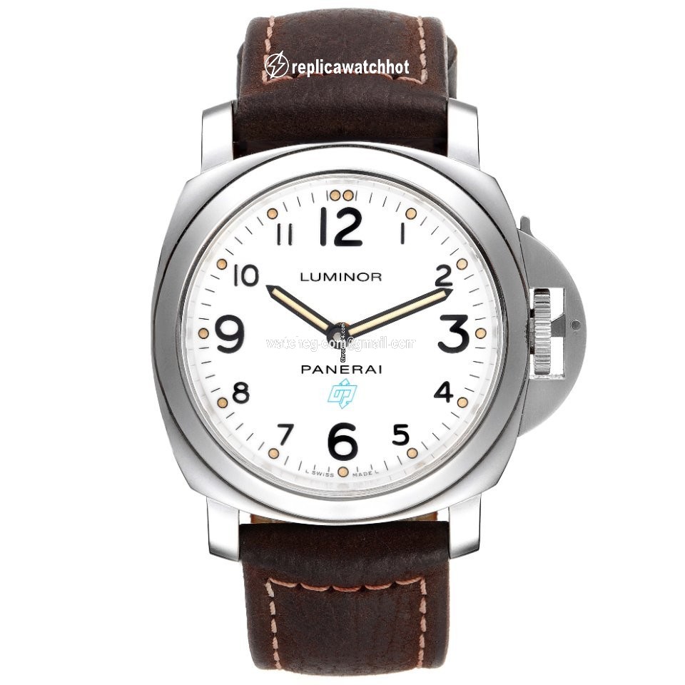 Panerai Luminor Base Logo Mens watch Unisex Manual winding Steel PAM00630 2