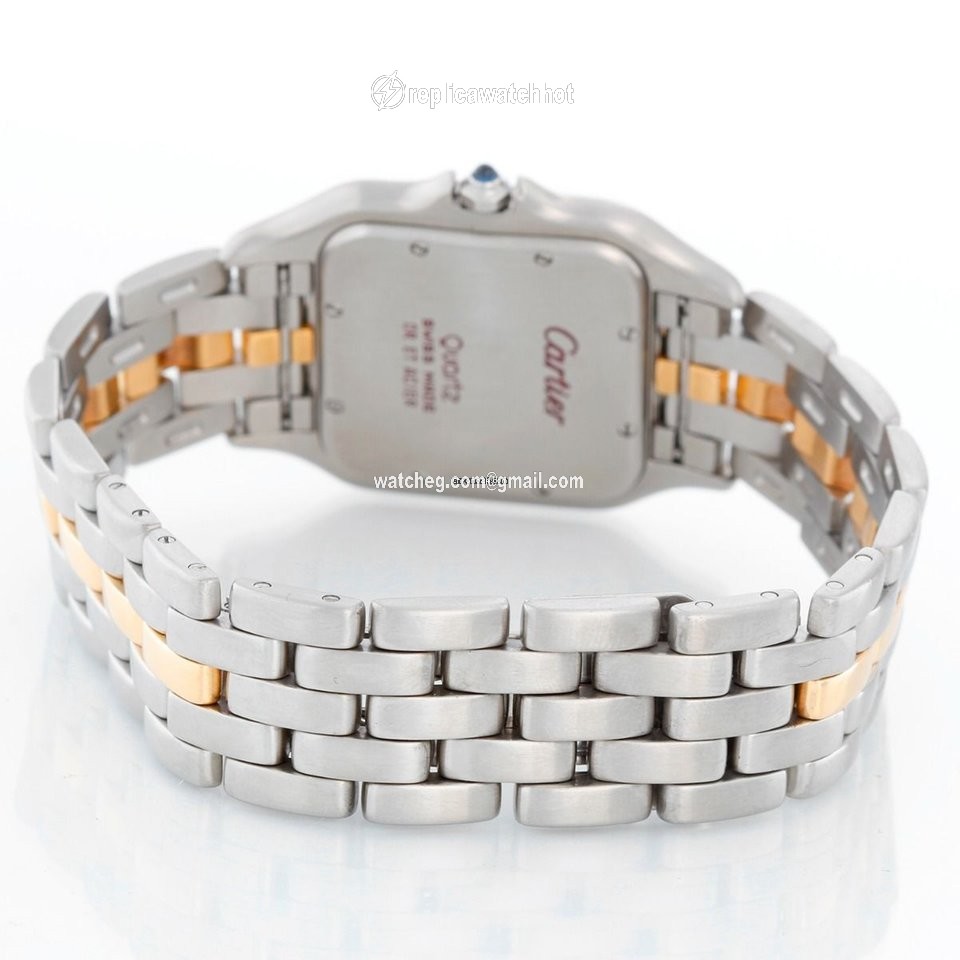 Cartier Panthere Mens watch Unisex Quartz Gold Steel W25027B5 2