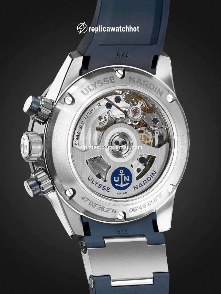 Ulysse Nardin Diver Chronograph Mens watch Unisex Automatic Titanium 1503-170-3 93 2
