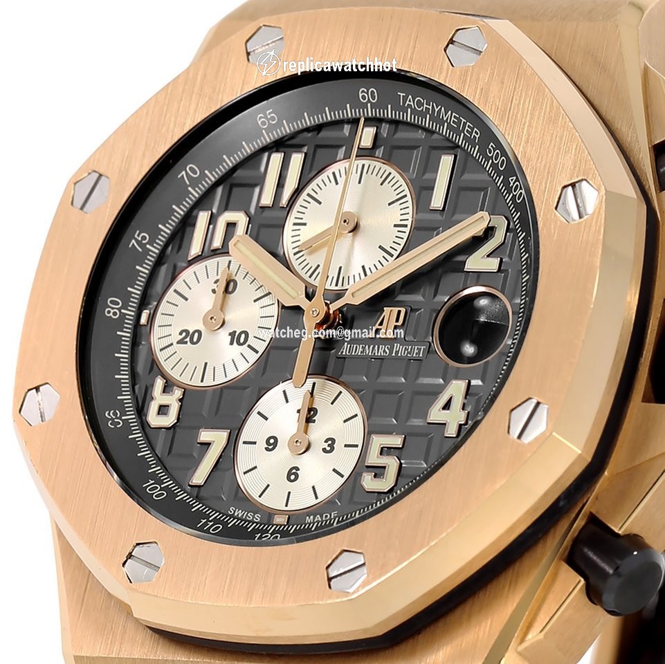 Audemars Piguet Royal Oak Offshore Chronograph Mens watch Unisex Automatic Rose gold 26470OR.OO.A125CR.01 2