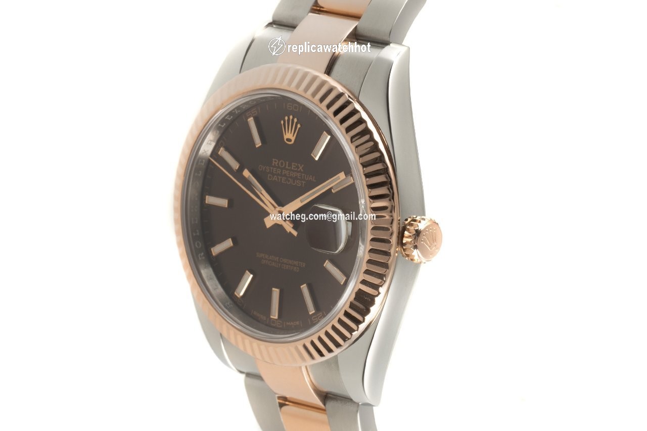 Rolex Datejust 41 Mens watch Unisex Gold Steel Automatic 126331 2