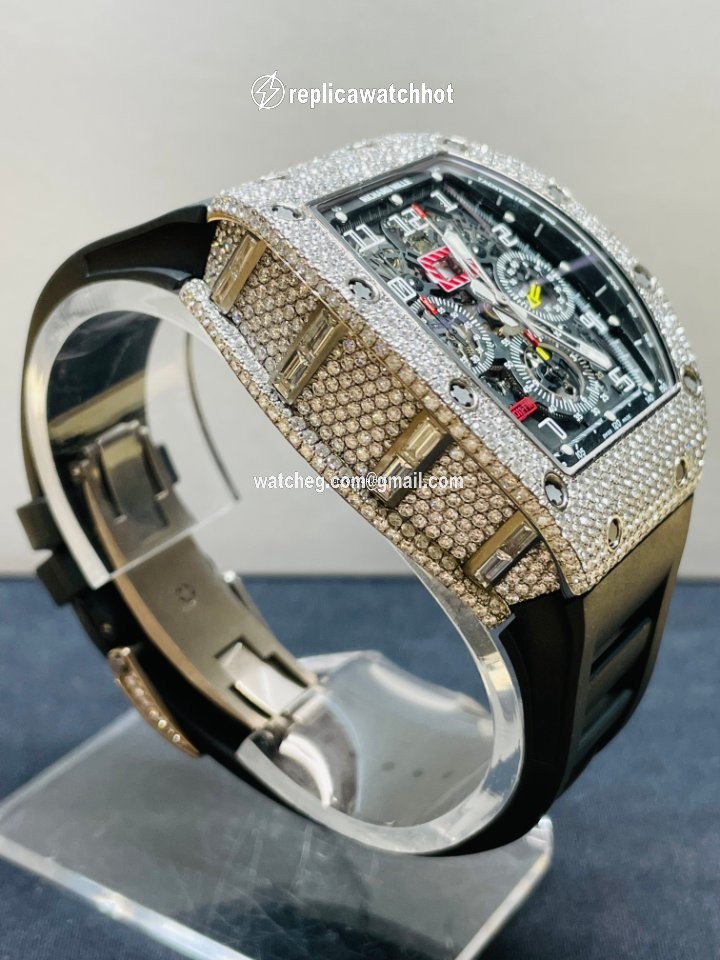 Richard Mille RM 011 Mens watch Unisex Automatic White gold RM-011-FM 2