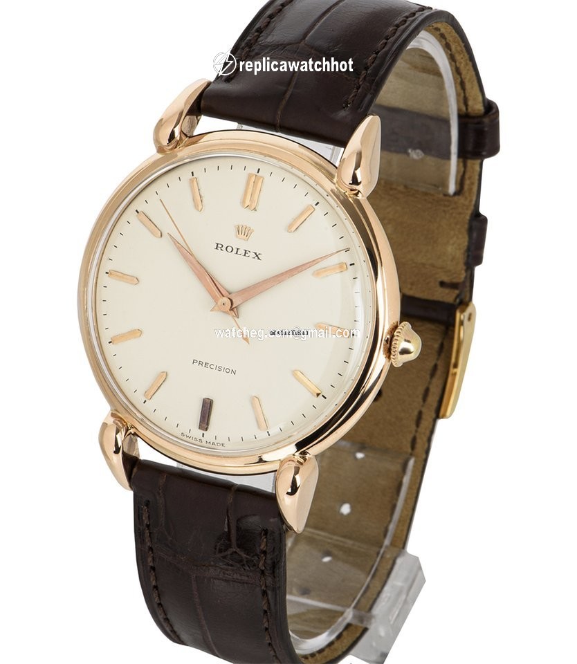 Rolex Precision Mens watch Unisex Rose gold Manual winding 4364 2