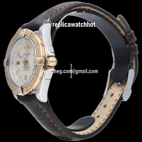 Breitling Galactic 32 Womens watch Quartz Gold Steel C71356 2