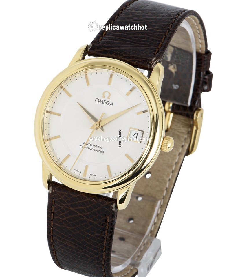 Omega De Ville Prestige Mens watch Unisex Automatic Yellow gold 168.1050 2