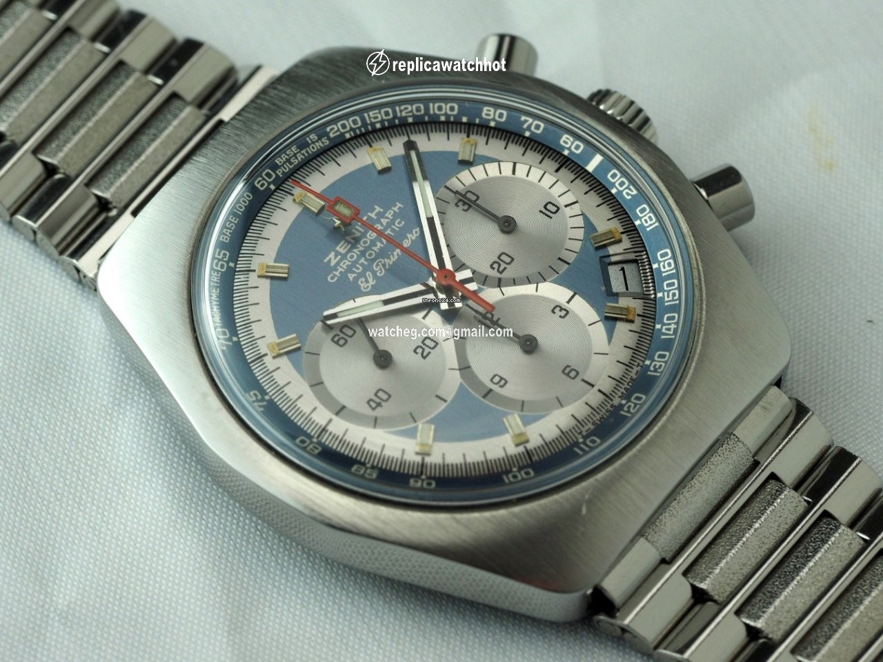Zenith El Primero Chronograph Mens watch Unisex Automatic Steel A788 2