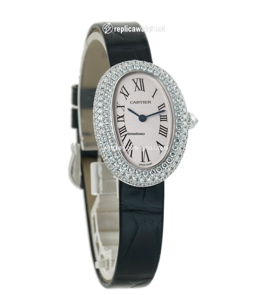 Cartier Baignoire Quartz White gold WJBA0015 2
