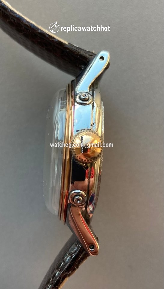Movado Mens watch Unisex Manual winding Gold Steel Vintage 2