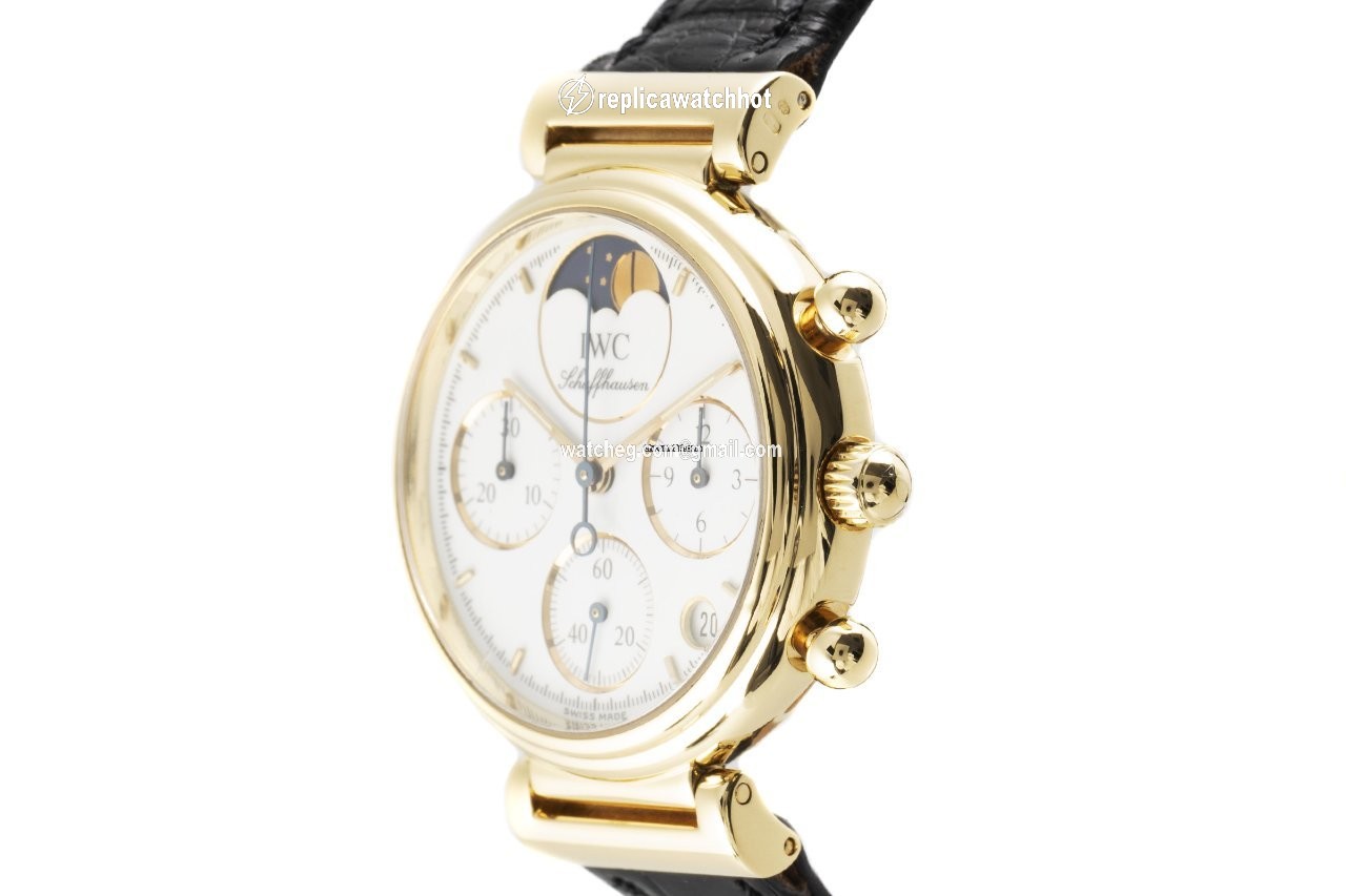 IWC Da Vinci Chronograph Womens watch Quartz Yellow gold 3735 2