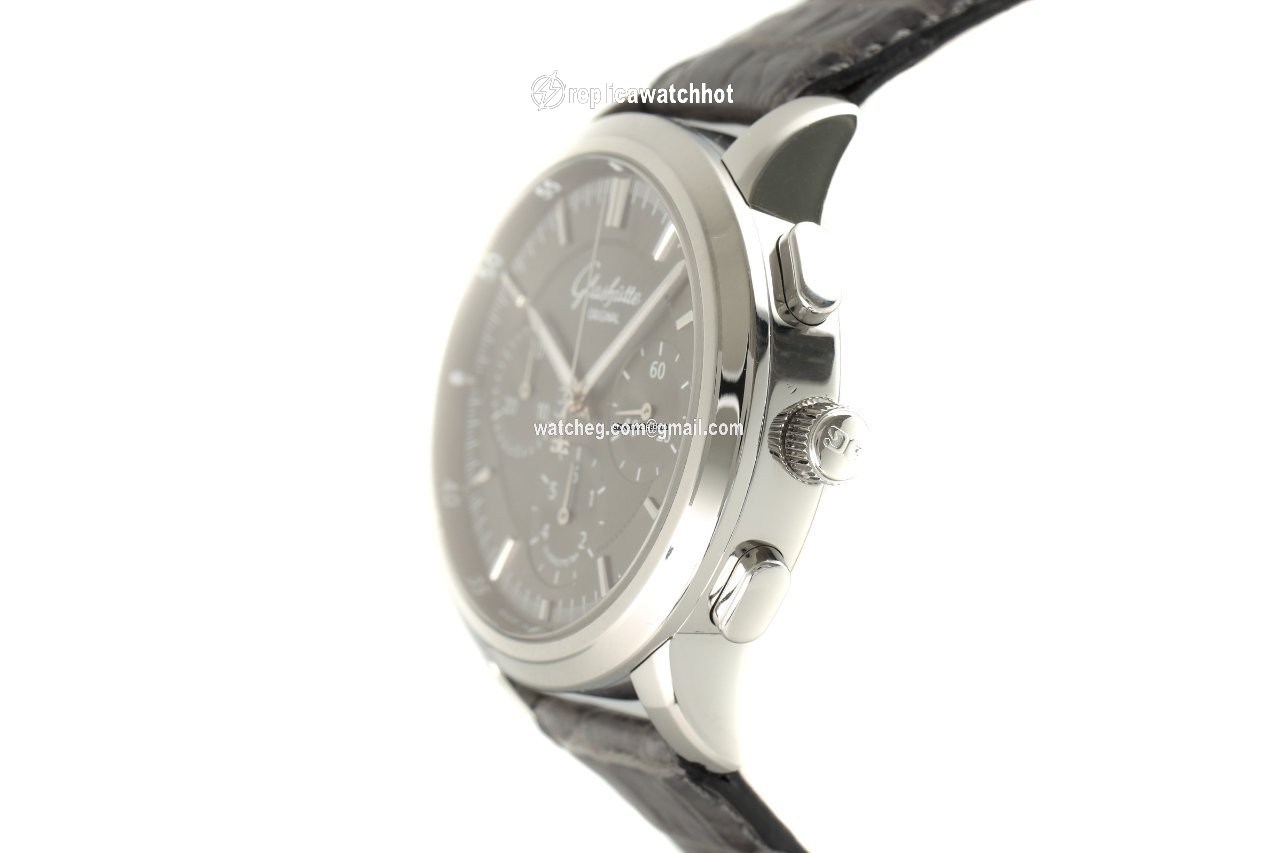 Glashtte Original Senator Chronograph Mens watch Unisex Automatic Steel 39-31-34-42-04 2
