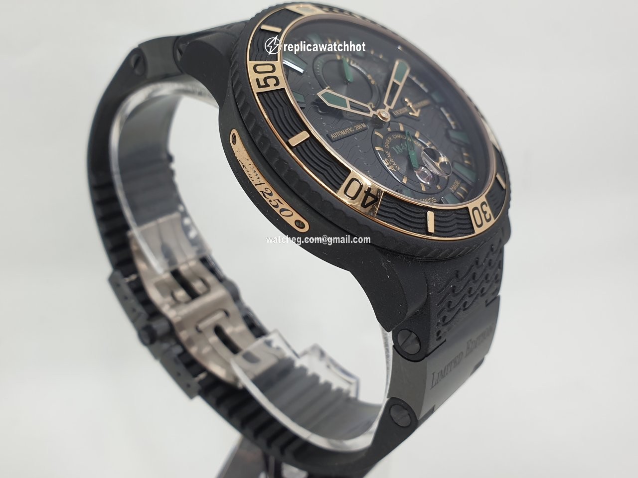 Ulysse Nardin Diver Black Sea Mens watch Unisex Automatic Steel 263-92LE-3C 928 2