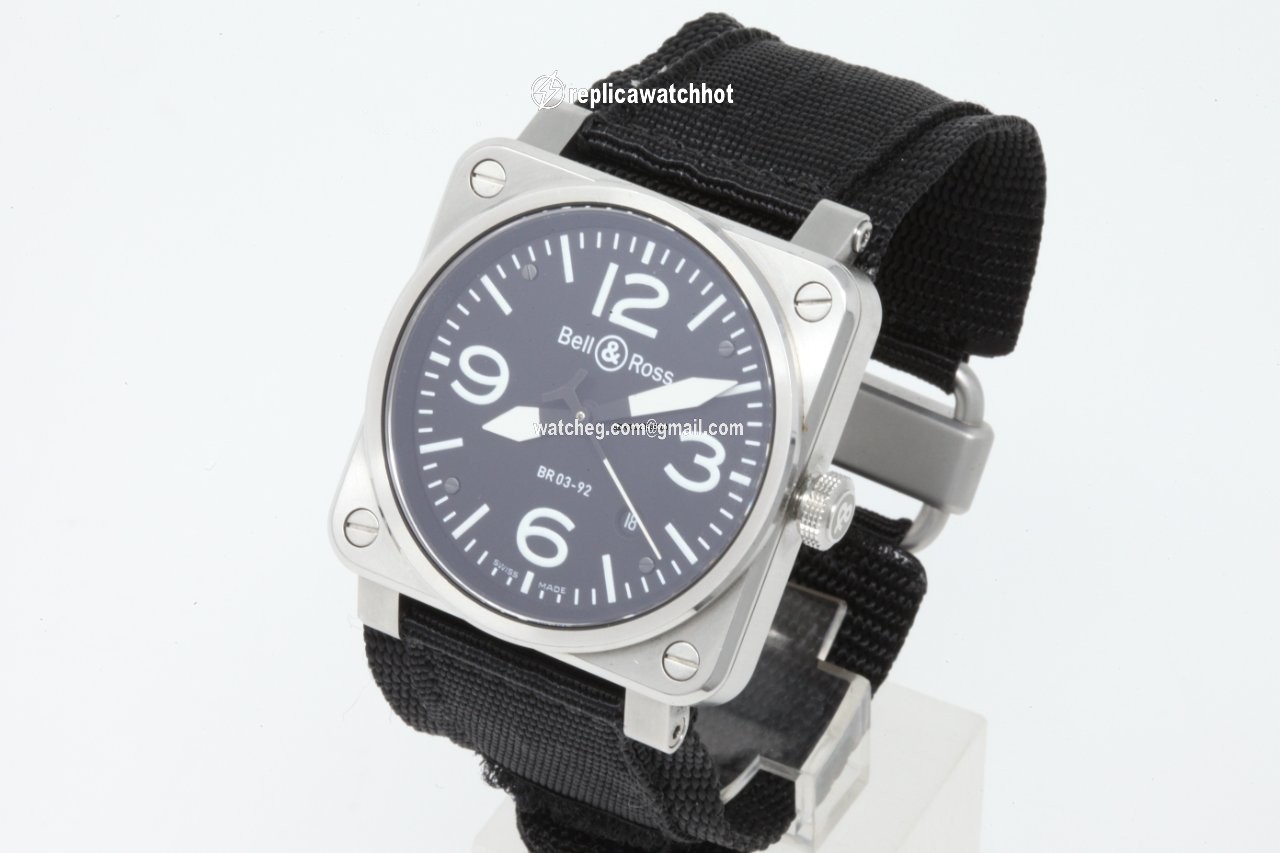 Bell & Ross BR 03-92 Steel Mens watch Unisex Automatic Steel BR0392-BLC-ST 2